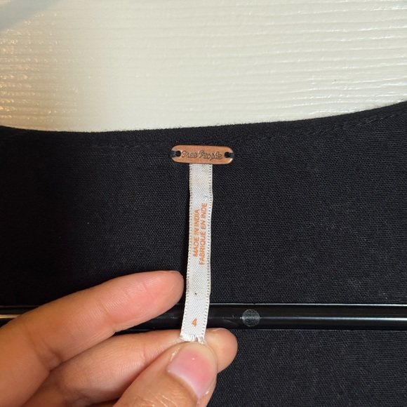 Free People holiday folk floral embroidered bell sleeve dress womens 4 bohemain - Picture 6 of 14